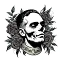 born in June, hustler and street smart worst band tattoo design idea