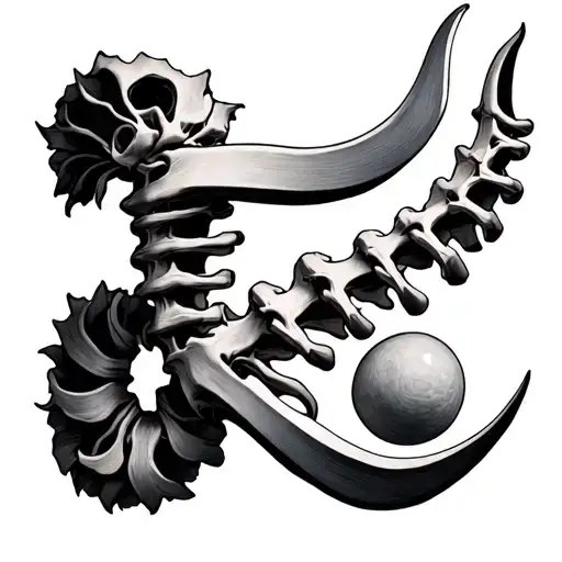 spinal zweihander tattoo design idea