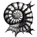 Nautilus tattoo design idea