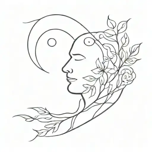 men's mental health tattoo design idea