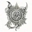 proverbs 27:17 tattoo design idea