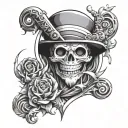 3d2y von onepiece tattoo design idea