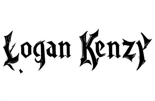 “Logan Kenzy” tattoo design idea