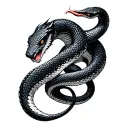 Sasuke Snake tattoo design idea