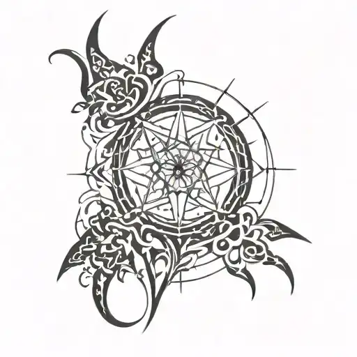GOTHIC darkness tattoo design idea