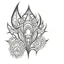 GOTHIC darkness tattoo design idea