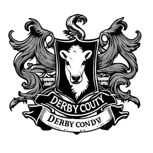 Derby county  tattoo design idea