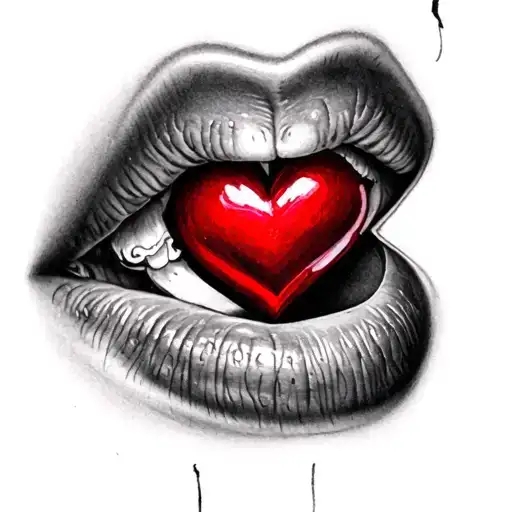 One -way love tattoo design idea