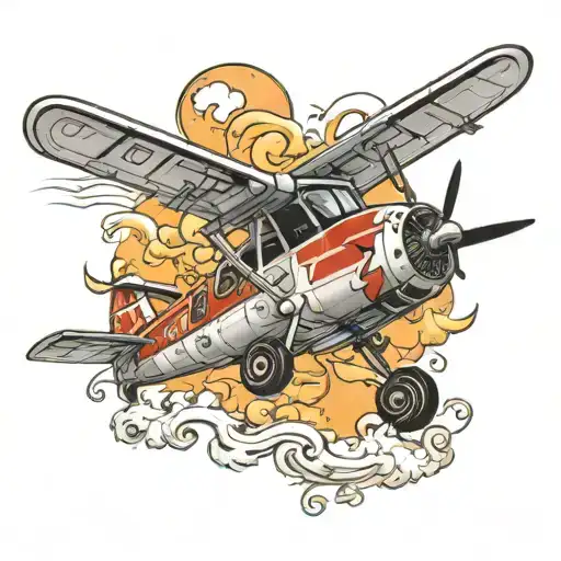 ATR aircraft tattoo design idea