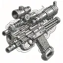 m240 tattoo design idea