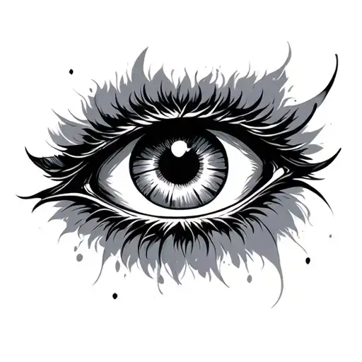 Evil Eye tattoo design idea