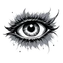 Evil Eye tattoo design idea