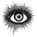 Evil Eye tattoo design idea