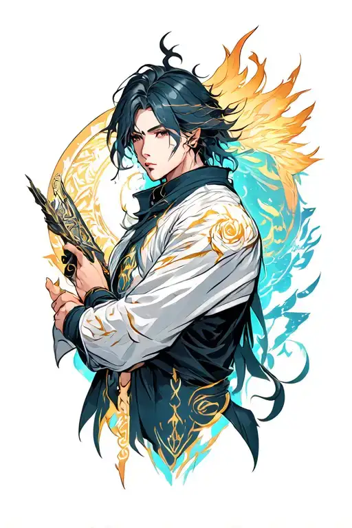 Solo Leveling Igris tattoo design idea