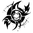 quantum physics tattoo design idea