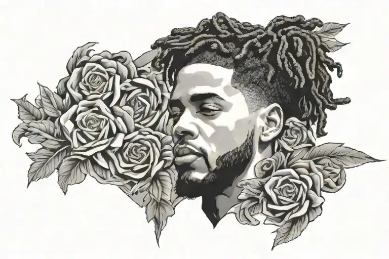 love yourz j cole tattoo design idea