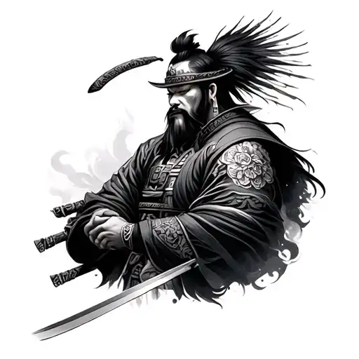 Shogun tattoo design idea