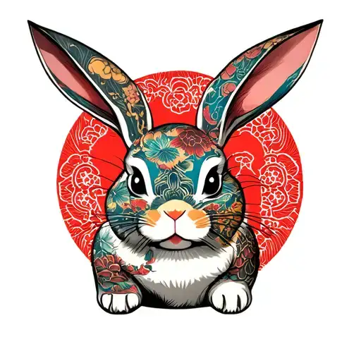 varun with bunny wearing tattoo design idea