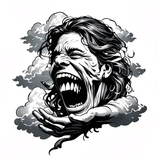 The sky is the limit and my fear is laughing   tattoo design idea