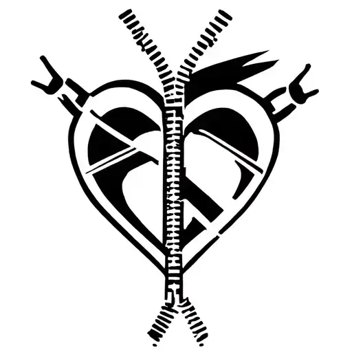 zipper heart surgery tattoo design tattoo design idea
