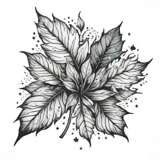 based off of "autumn leaves" by ed sheeran but specifically the lyrics "do you ever wonder if the stars shine out for yo tattoo design idea