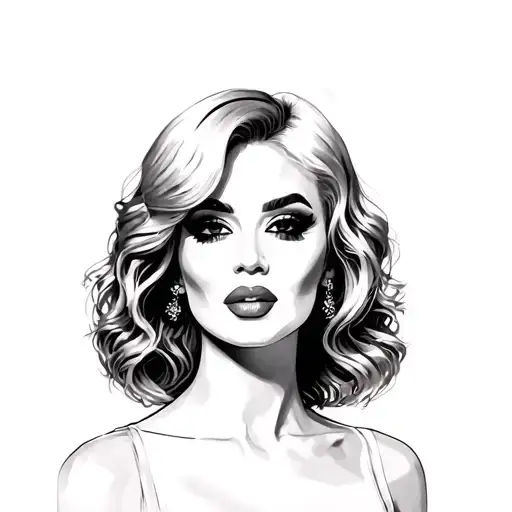 Lady Gaga tattoo design idea