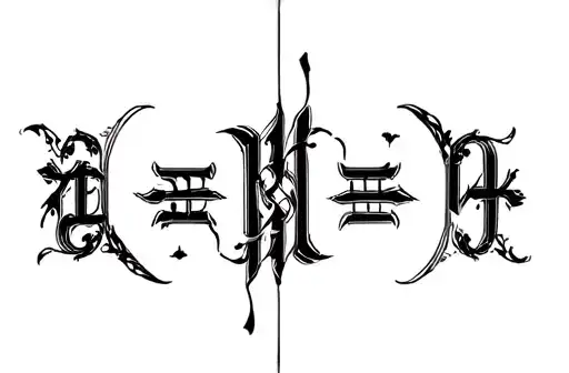 "ᛞᛖᚠᚾᛖ" tattoo design idea