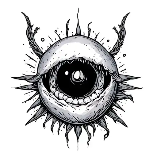 Butthole tattoo design idea