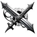 Gothic Sword tattoo design idea