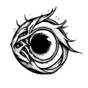 Boredom Symbol tattoo design idea