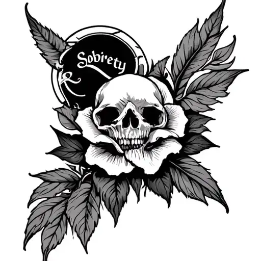 Sobriety tattoo design idea