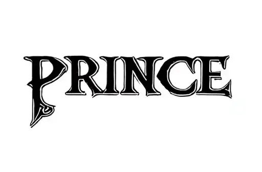 "Prince" tattoo design idea