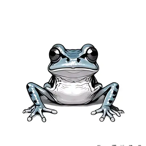 tree frog  tattoo design idea