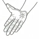 bishop's glove tattoo design idea