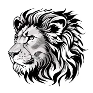 lion mandala tattoo design idea