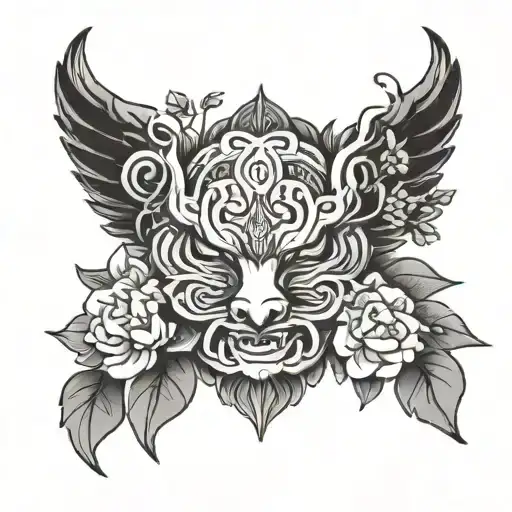 Korean tattoo design idea