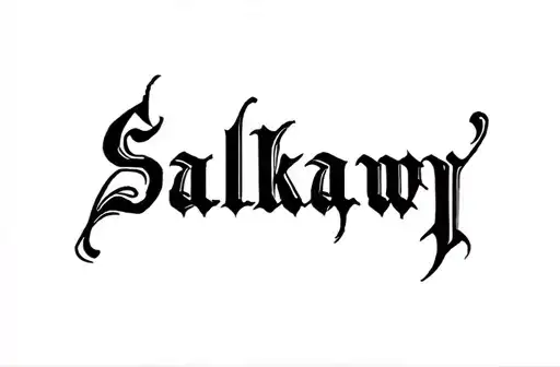 "salkawy" tattoo design idea