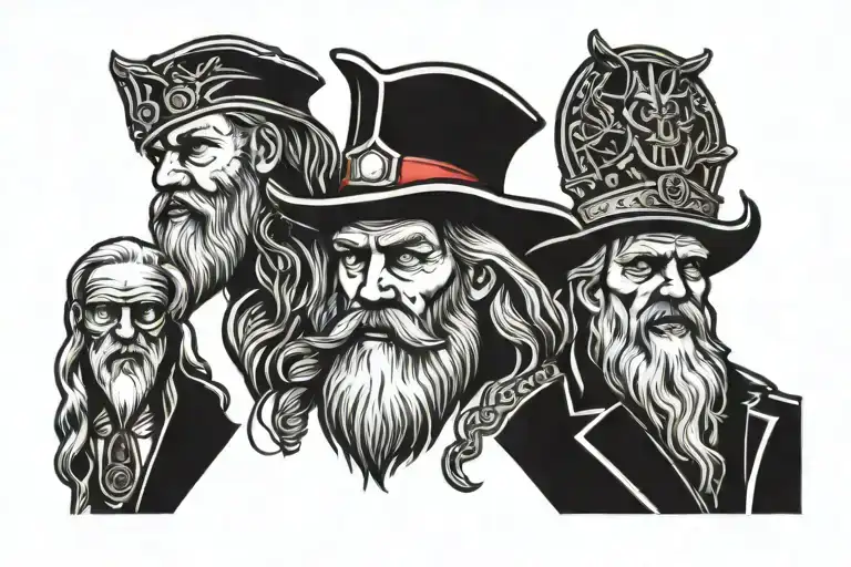 Odin tattoo design idea