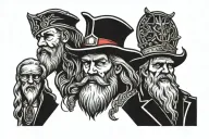 Odin tattoo design idea