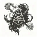 minimalist tattoo designs incorporating symbols from Marvel, DC Comics, Disney, Harry Potter, Slytherin, Star Wars, and  tattoo design idea