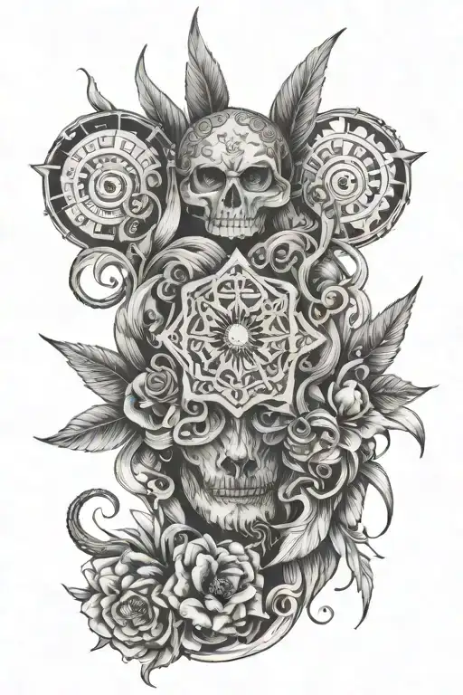 December 8, 2024 42.195 km 4 hours 07 minutes tattoo design idea