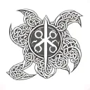 Celtic Runes tattoo design idea