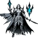 World of Warcraft Female Paladin with Glonz and transmog set from Molten core tattoo design idea