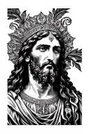 cristo tattoo design idea