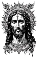 cristo tattoo design idea