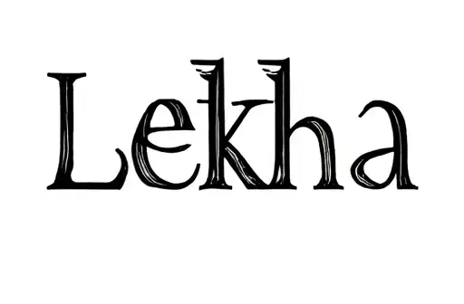 "Lekha" tattoo design idea