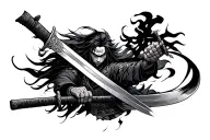 samurai champloo Mugen sword tattoo design idea