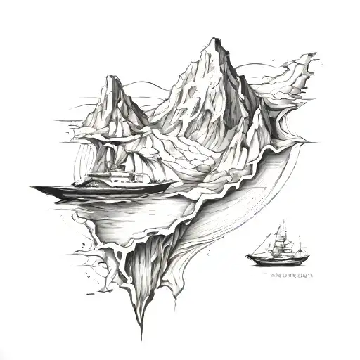 Antarctica tattoo design idea