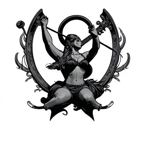 Swinger tattoo design idea