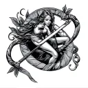 Swinger tattoo design idea